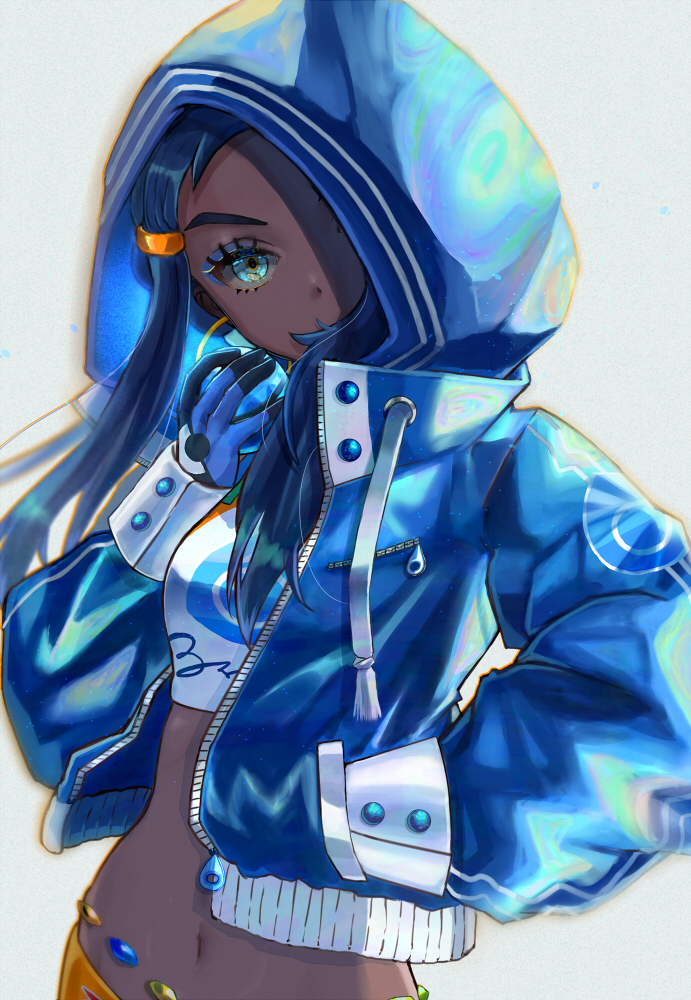 nessa (pokemon and 1 more) drawn by setta_shu