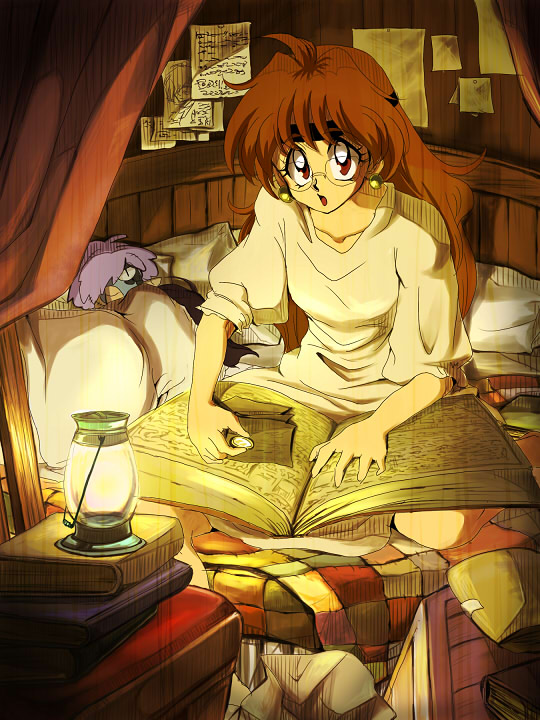 lina inverse, amelia wil tesla seyruun, and zelgadiss graywords (slayers) drawn by yumemi