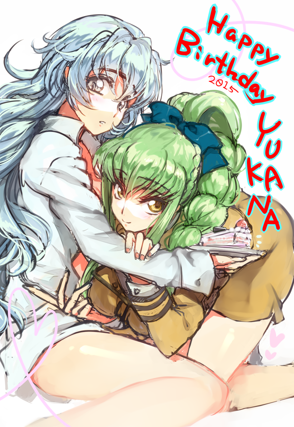 c.c., teletha testarossa, and yukana (code geass and 1 more) drawn by creayus