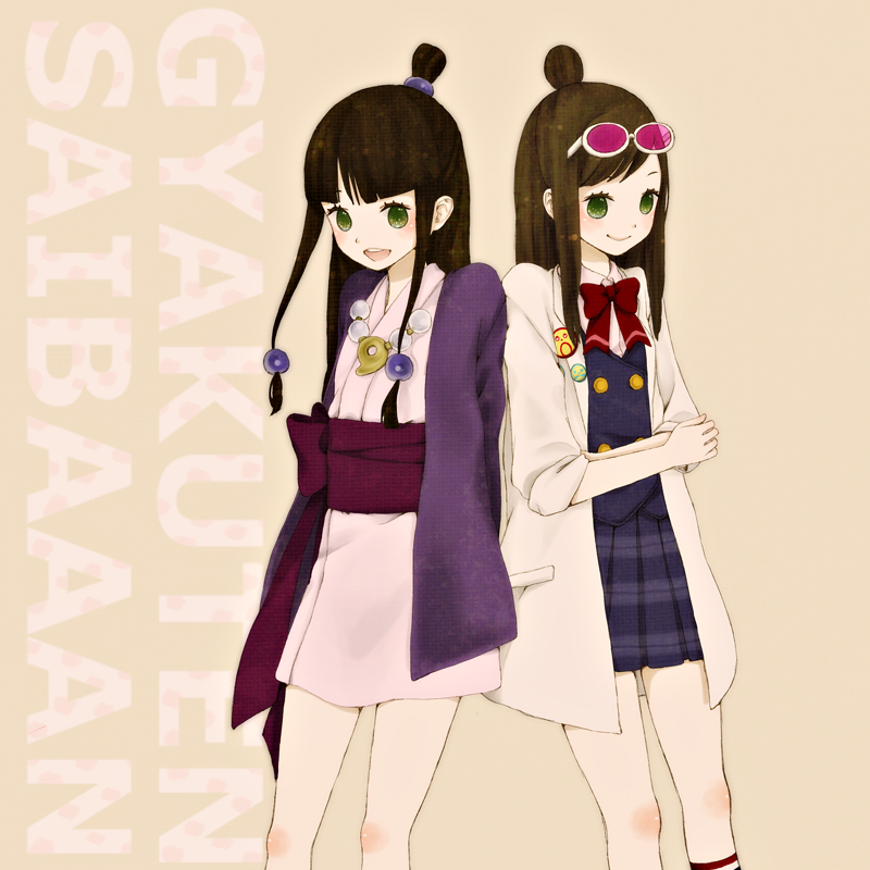 maya fey and ema skye (ace attorney and 1 more) drawn by mizutamako