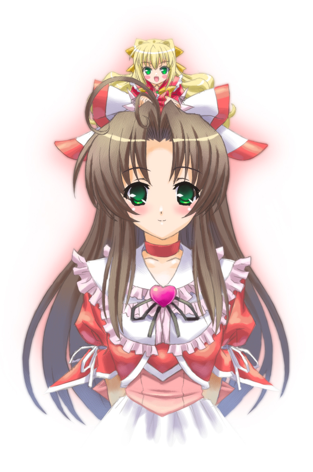 kusunoki sae and emit (mahou shoujo sae) drawn by higuchi_isami
