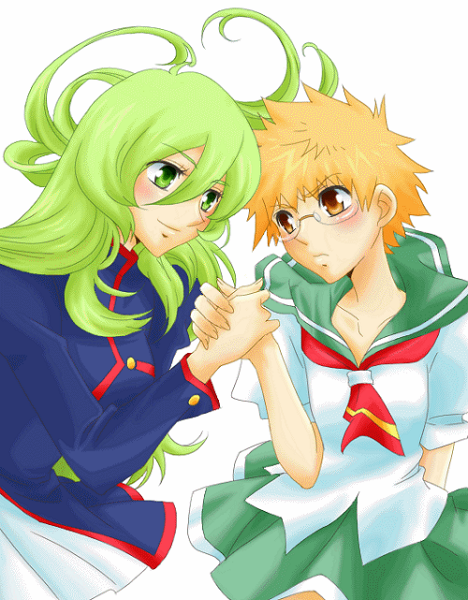 kurosaki ichigo and nelliel tu odelschwanck (bleach and 1 more) drawn by mirumiru15