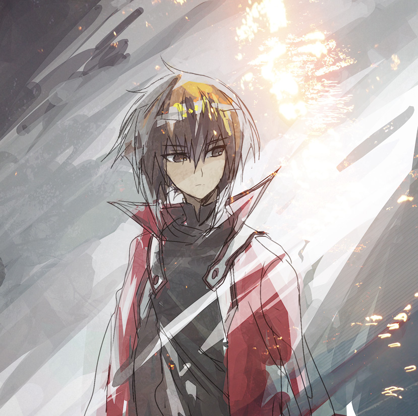 yuki judai (yu-gi-oh! and 1 more) drawn by moribuden