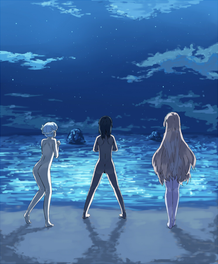 fin e ld si laffinty, kyouno madoka, and muginami (rinne no lagrange) drawn by ka-9