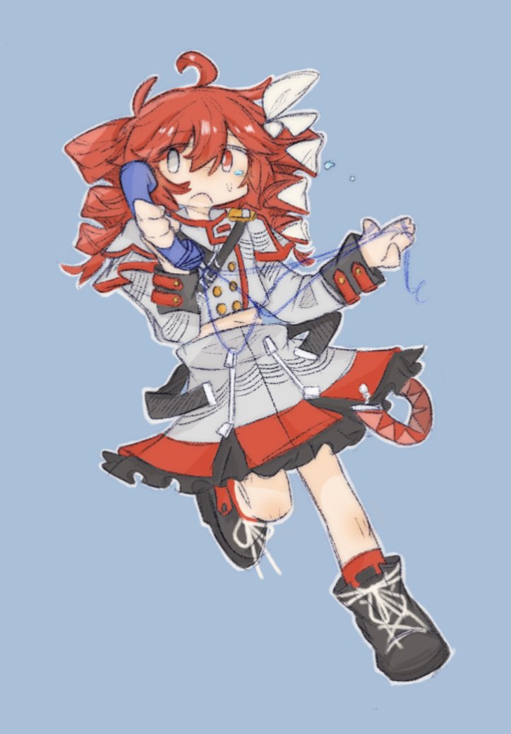 kasane teto (utau and 2 more) drawn by qingdqing