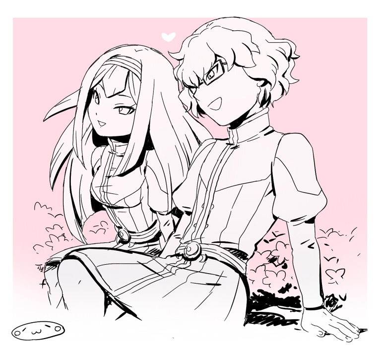 meia and gillis (inazuma eleven and 2 more) drawn by mizuhara_aki