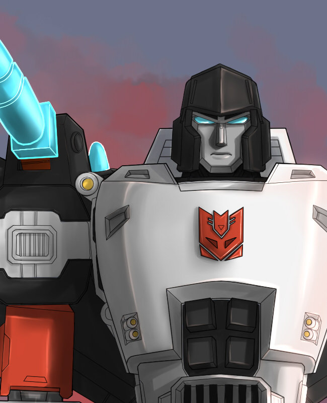 megatron (transformers and 1 more) drawn by nike_chiko