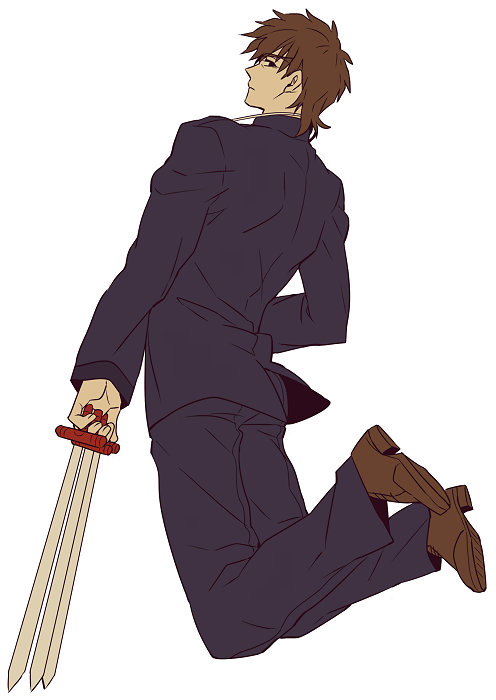 kotomine kirei (fate and 1 more) drawn by zihad