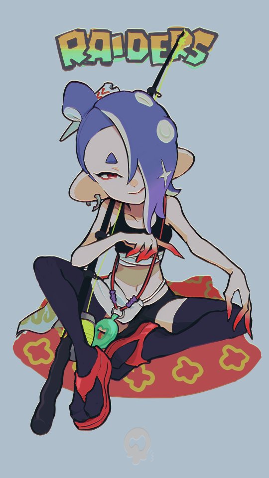 shiver (splatoon and 1 more) drawn by imaikuy0