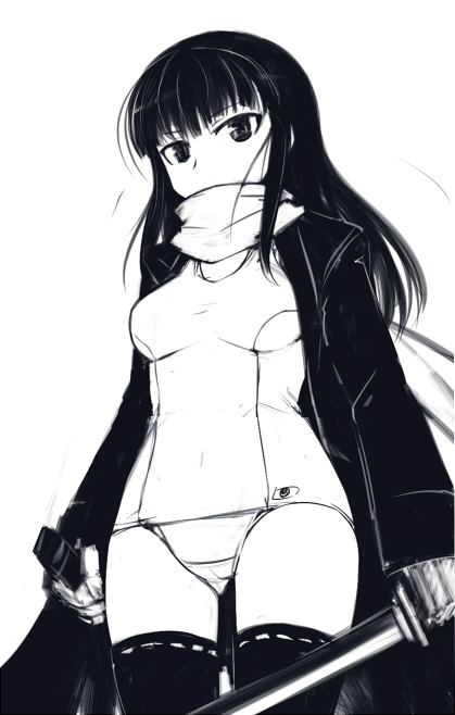 sakamoto mio (world witches series and 1 more) drawn by null_(nyanpyoun)