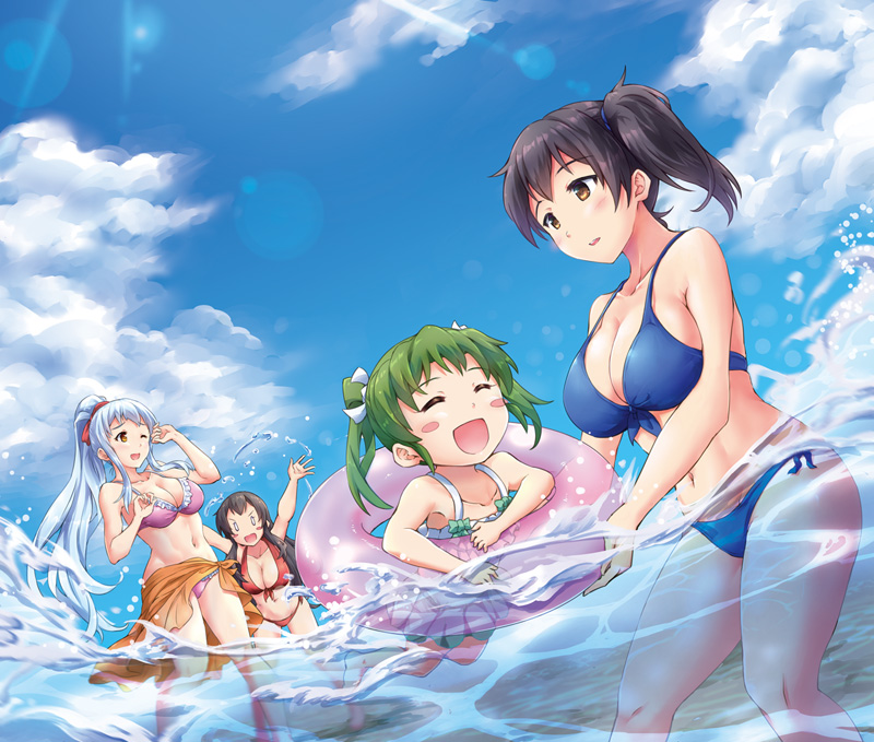 kaga, akagi, zuikaku, and shoukaku (kantai collection) drawn by sakimiya_(inschool)