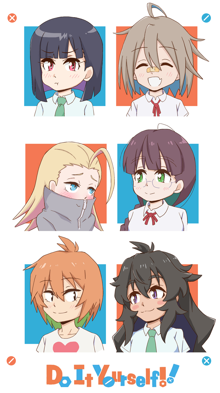 yua serufu, suride miku, juliet queen elizabeth viii, yasaku rei, hikage takumi, and 1 more (do it yourself!!) drawn by enoya-eno