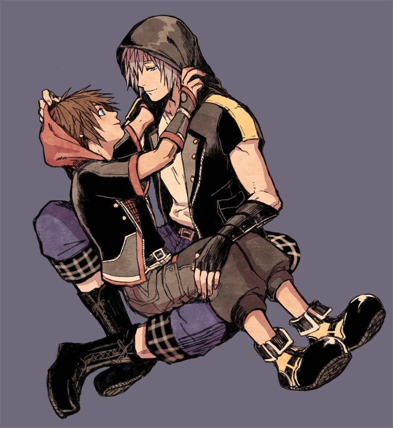 sora and riku (kingdom hearts and 1 more) drawn by owlforkh
