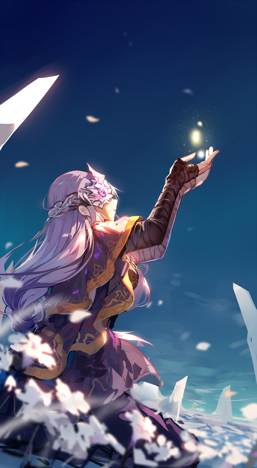 fire keeper (dark souls and 1 more) drawn by baisi_shaonian