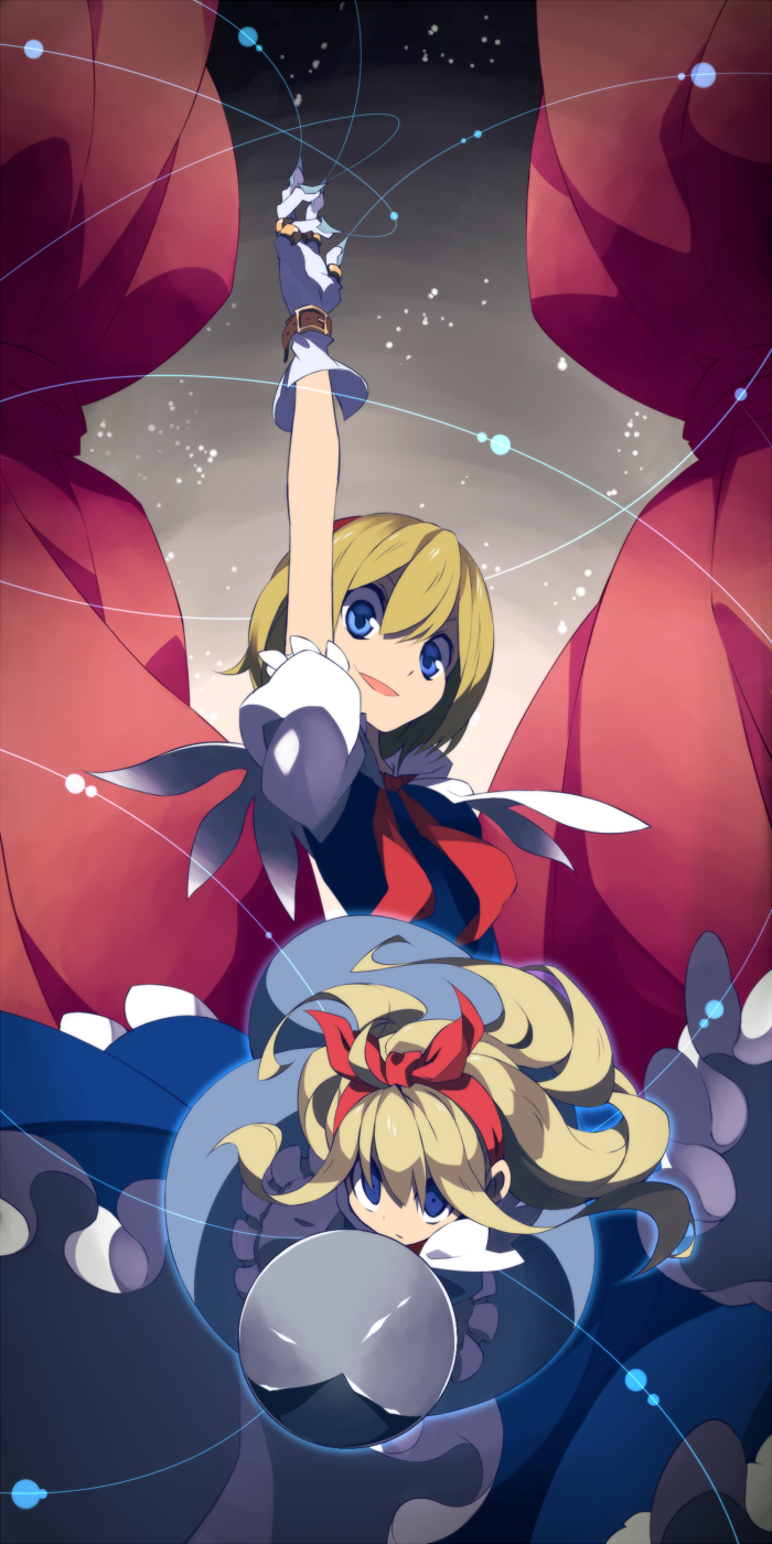 alice margatroid and shanghai doll (touhou) drawn by mikan_(mkn_0710)