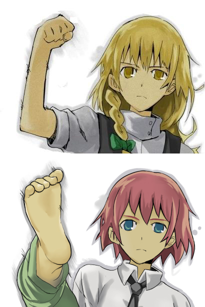 kirisame marisa and tezuka rin (touhou and 1 more) drawn by ogawa_maiko and raide