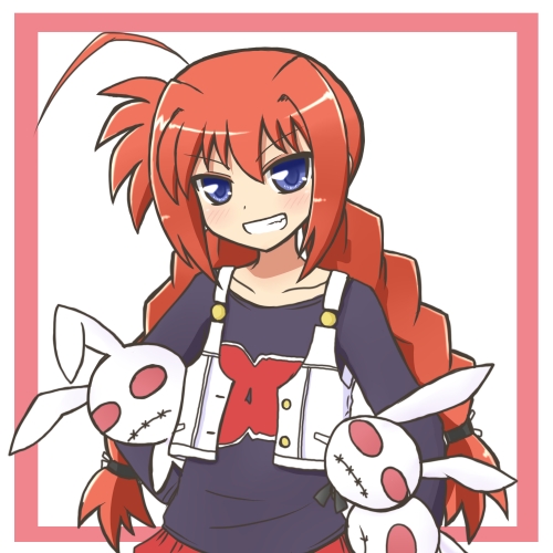 vita and noroi usagi (lyrical nanoha and 3 more) drawn by reverse_(bluefencer)