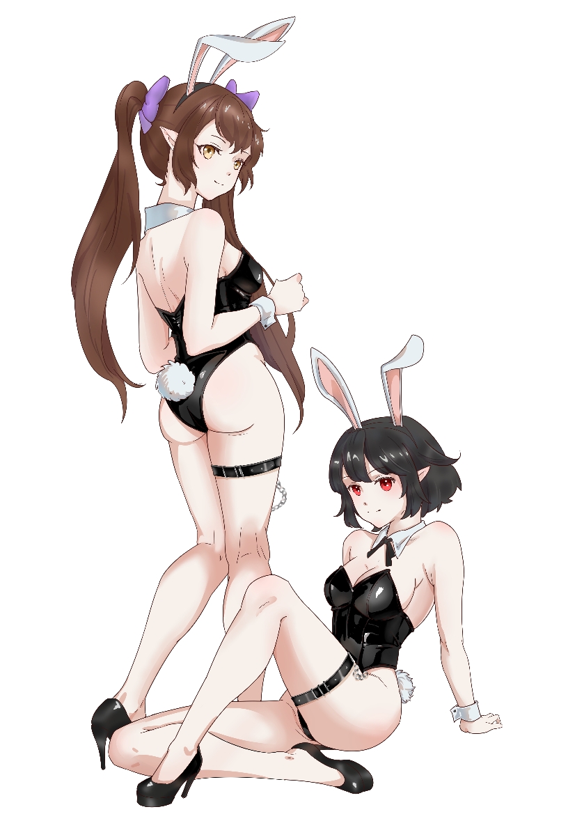 shameimaru aya and himekaidou hatate (touhou) drawn by tiannin84255931