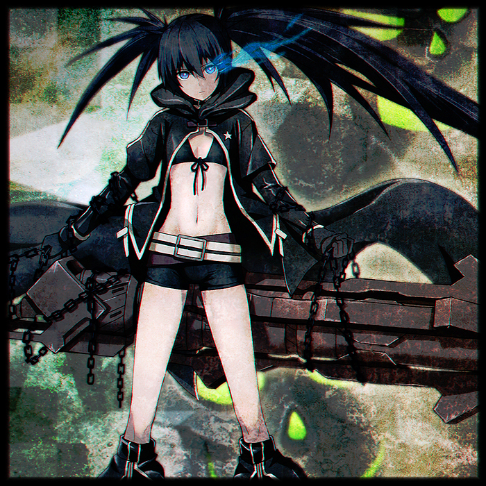 black rock shooter (black rock shooter) drawn by yara_kami_meiosei