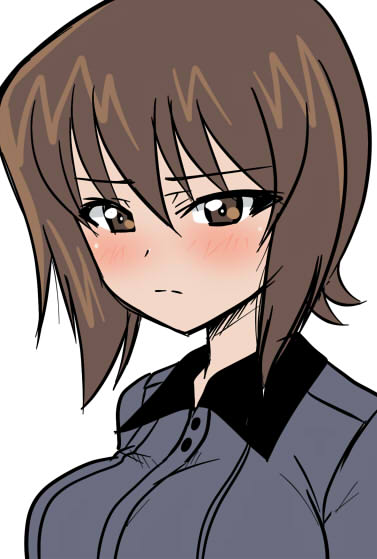 nishizumi maho (girls und panzer) drawn by wakku_kan