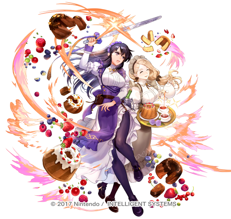 mercedes von martritz and ayra (fire emblem and 3 more) drawn by asatani_tomoyo