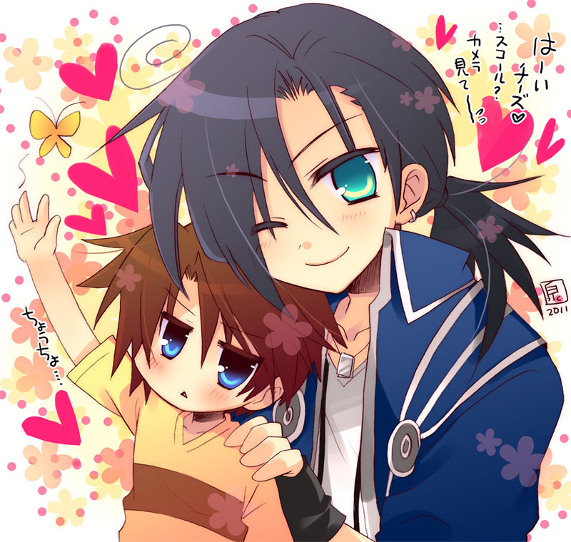 squall leonhart and laguna loire (final fantasy and 1 more) drawn by izumi_makoto