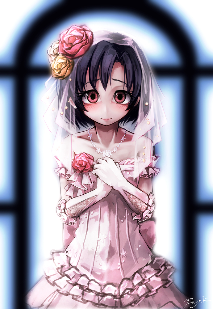 shiragiku hotaru (idolmaster and 1 more) drawn by ray-k