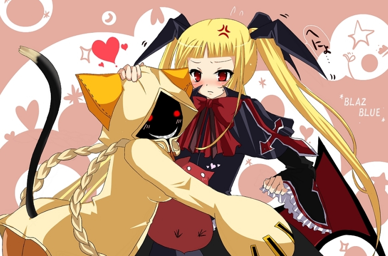 rachel alucard, taokaka, and gii (blazblue) drawn by shii_(niku-9)