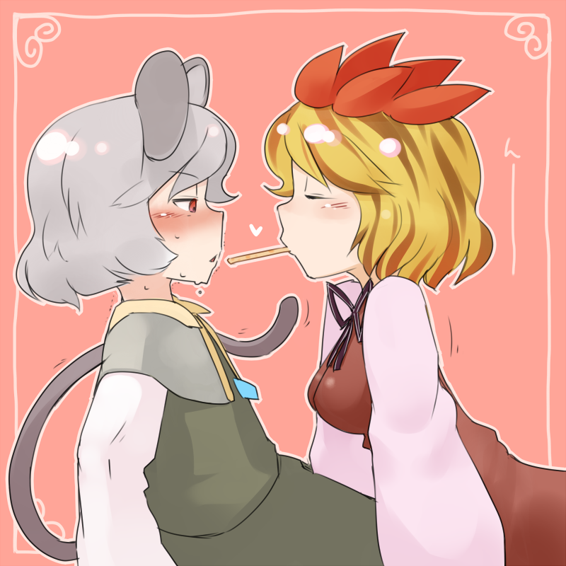nazrin and toramaru shou (touhou) drawn by masha