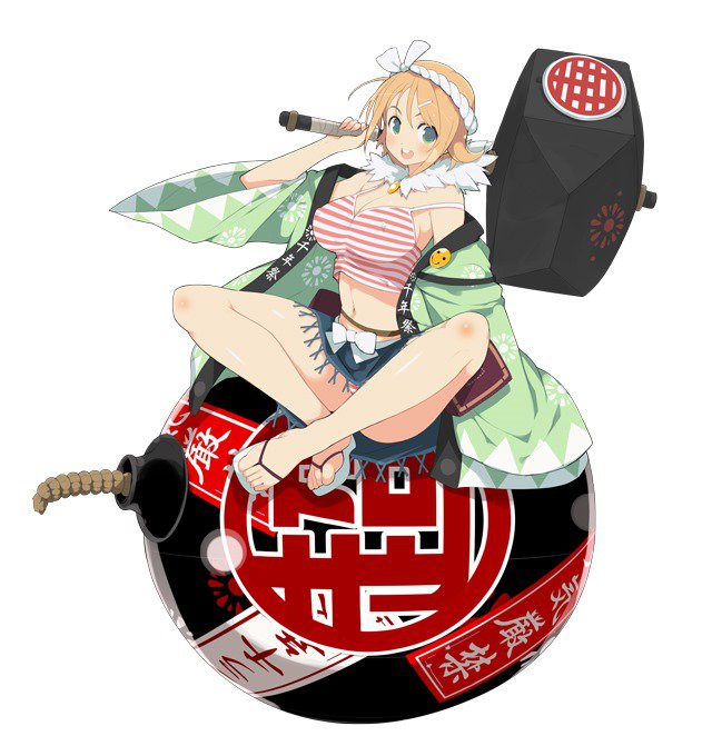 hanabi (senran kagura and 1 more) drawn by yaegashi_nan