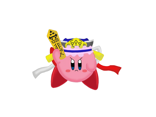 shiki eiki and kirby (touhou and 1 more)