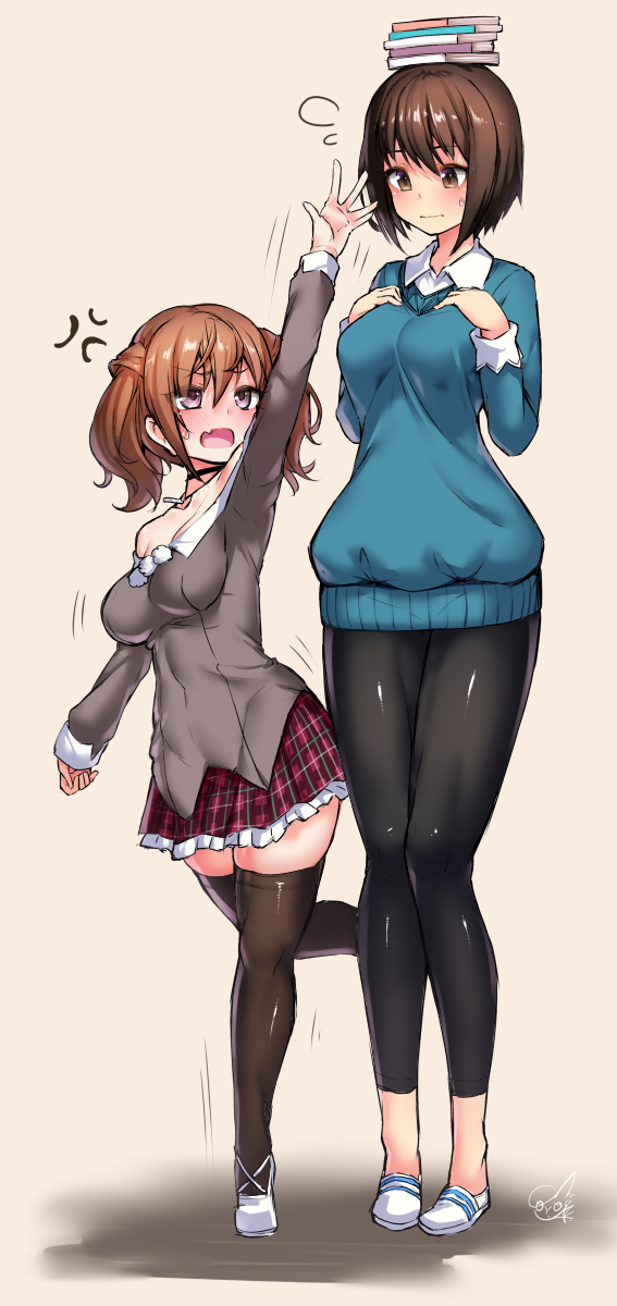 kimikage yui and suga itsuri (alice gear aegis) drawn by doyouwantto