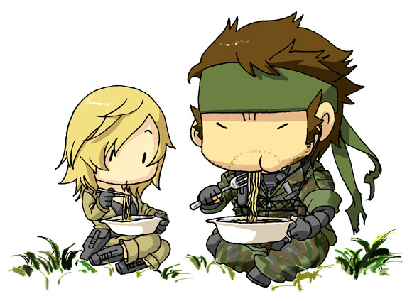 big boss and eva (metal gear and 2 more) drawn by nunohashi_(shock_wave)