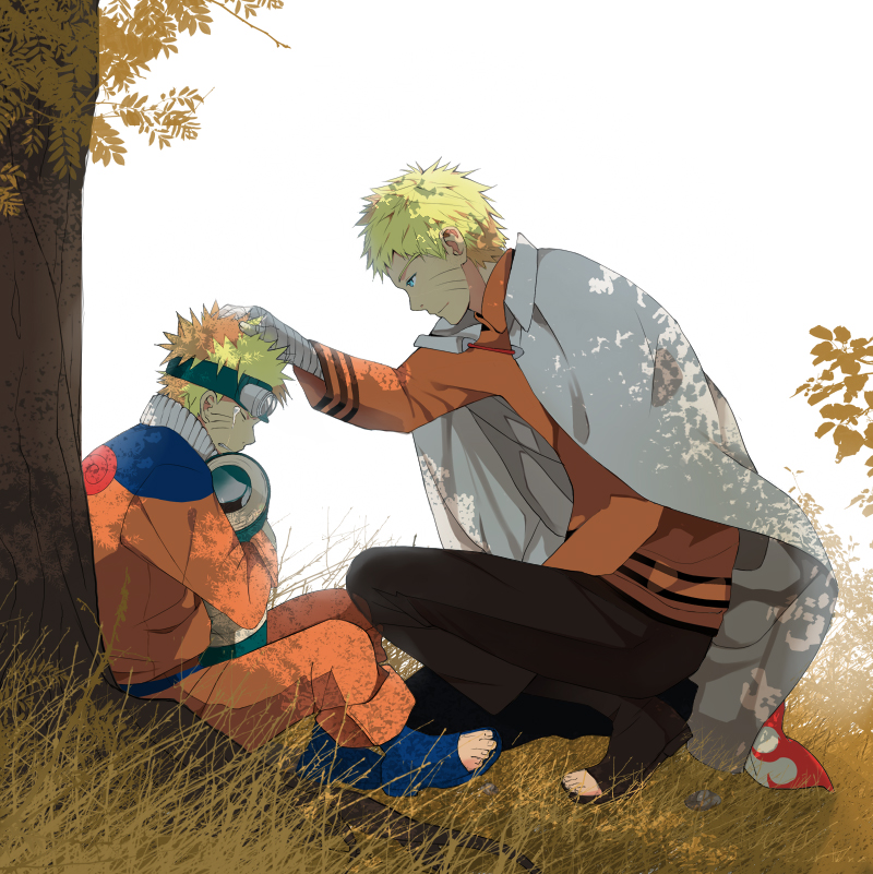 uzumaki naruto (naruto and 1 more) drawn by midorikawamamoru