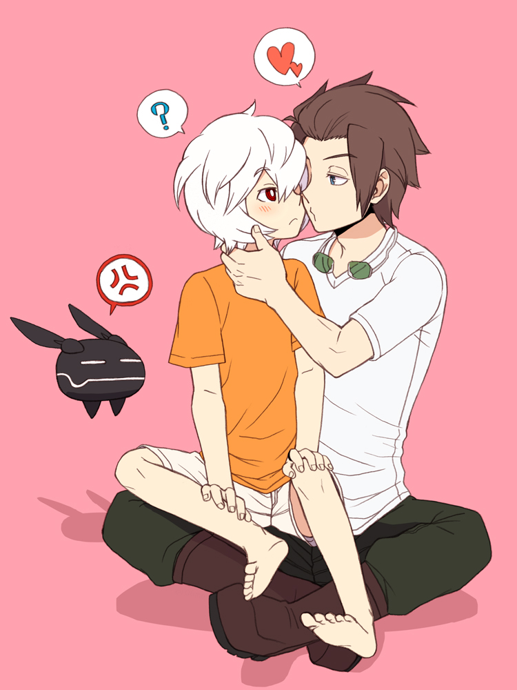 kuga yuuma, jin yuuichi, and replica (world trigger) drawn by roromo