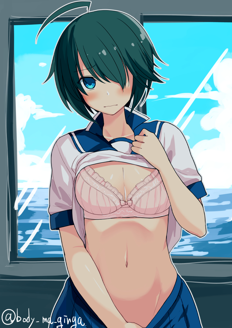 kako and kako kai ni (kantai collection) drawn by b-ginga