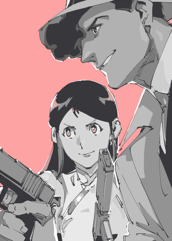 ginrei and murasame kenji (giant robo) drawn by hamu_fukurou