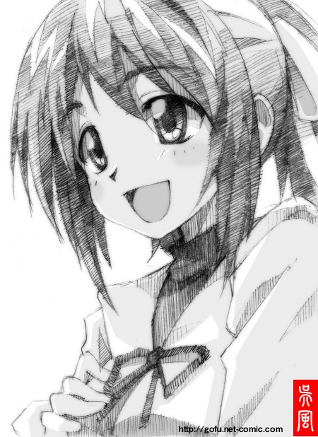 mitsuki sohara (sora no otoshimono) drawn by gofu