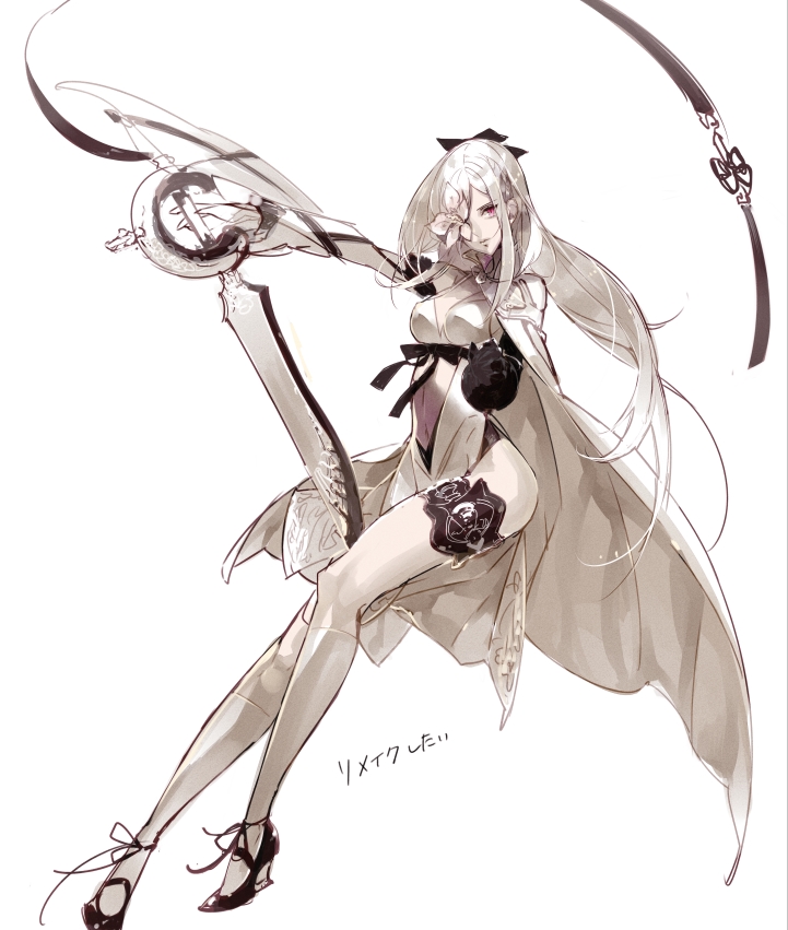 zero (drag-on dragoon and 1 more) drawn by kazari_tayu