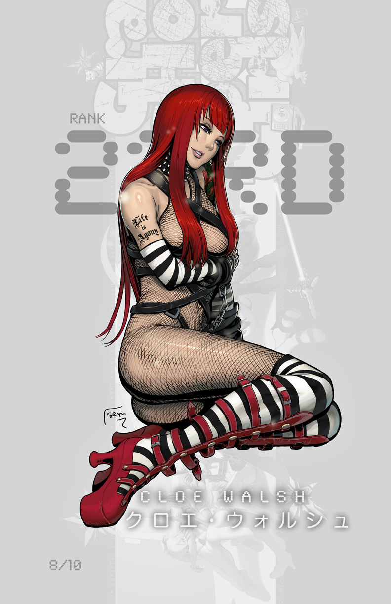 cloe walsh (no more heroes and 1 more) drawn by david_semsei