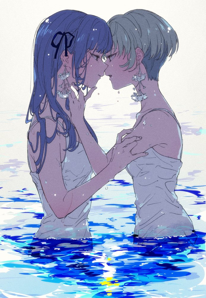 hikami sumire and hattori yu (aikatsu!) drawn by shiontaso
