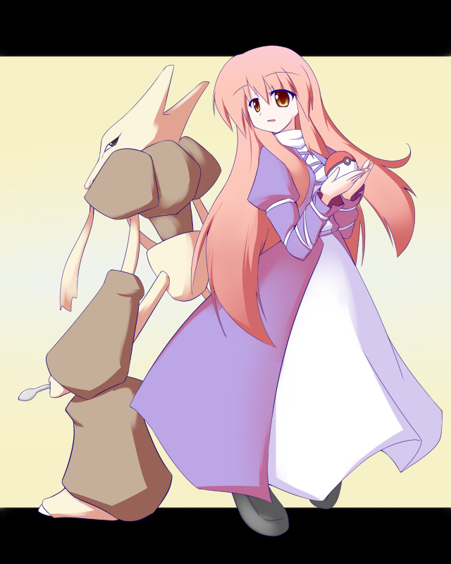 hijiri byakuren and alakazam (touhou and 1 more) drawn by miyo_(miyomiyo01)