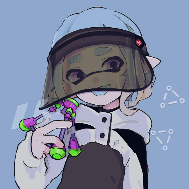 inkling player character and inkling girl (splatoon) drawn by imaikuy0