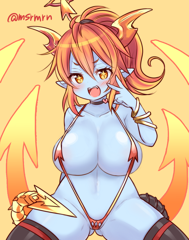 hera and hera-ur (puzzle & dragons) drawn by meopun_(meopen429)