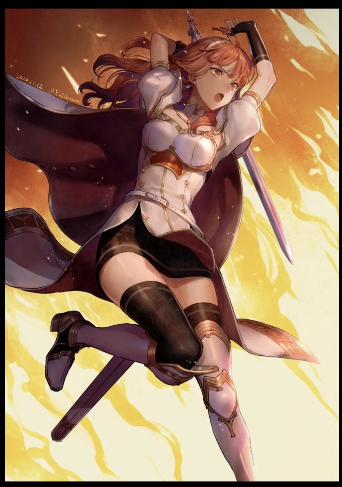 celica (fire emblem and 1 more) drawn by fujikawa_akira
