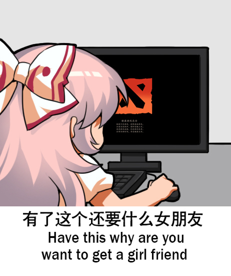 fujiwara no mokou (touhou and 2 more) drawn by jokanhiyou