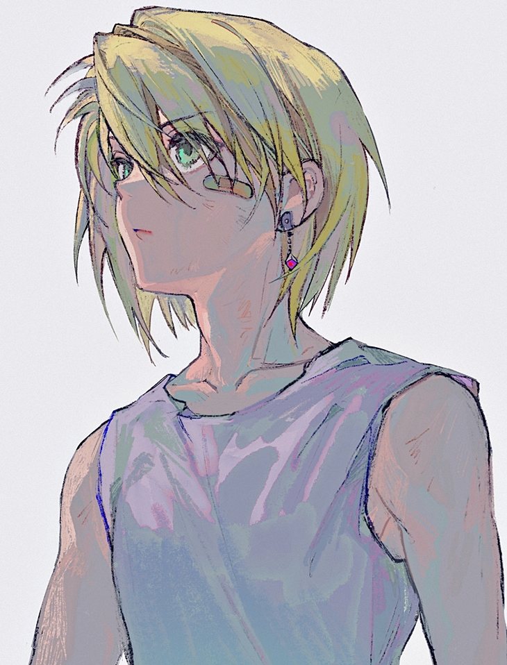 kurapika (hunter x hunter) drawn by lunar_(lunar_815)