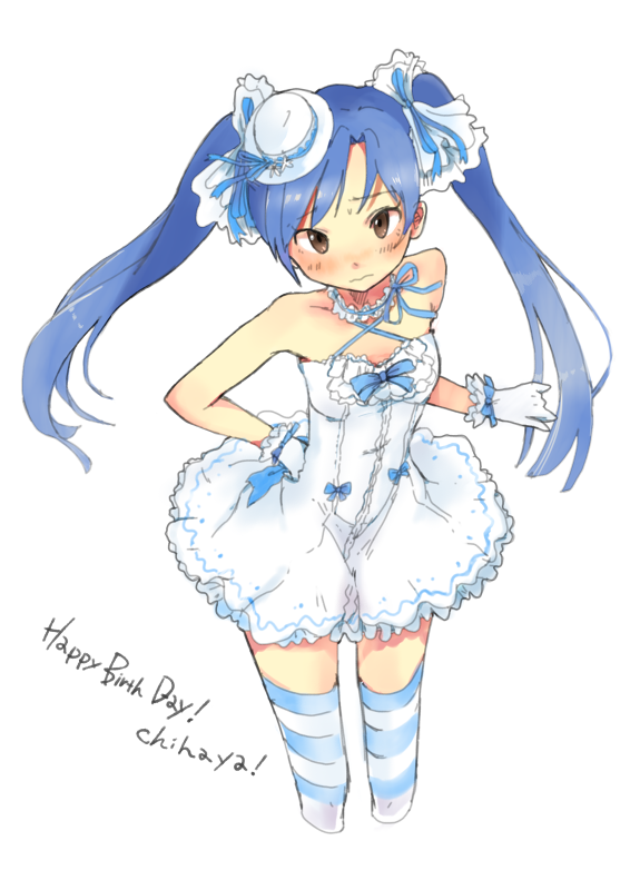 kisaragi chihaya (idolmaster and 1 more) drawn by tanaka_(colorcorn)