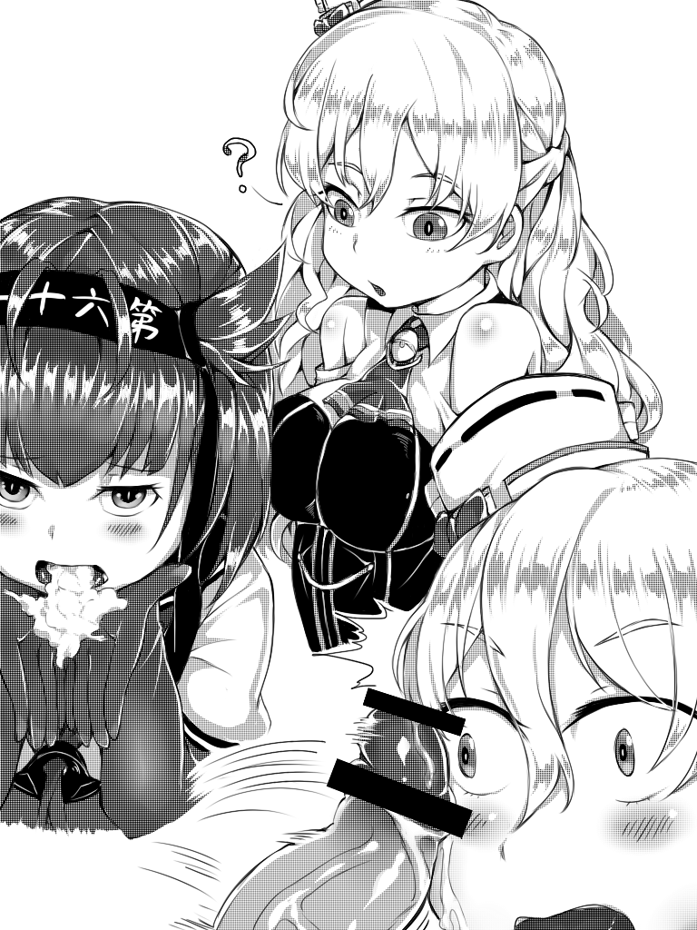hatsuzuki and zara (kantai collection) drawn by 013_(hamsasuke)