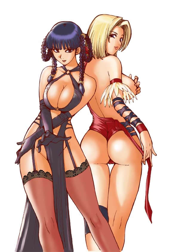 lei fang and tina armstrong (dead or alive) drawn by kamitsuki_manmaru